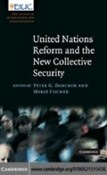 Cover: United Nations Reform and the New Collective Security - Cambridge University Press