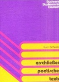 Cover: Erschliessen poetischer Texte - Buchner, C.C.