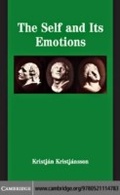 Cover: The Self and its Emotions - Cambridge University Press