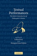 Cover: Textual Performances - Cambridge University Press