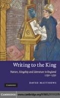 Cover: Writing to the King - Cambridge University Press