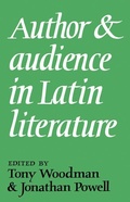 Cover: Author and Audience in Latin Literature - Cambridge University Press
