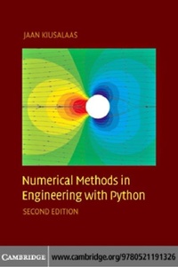 Enlarge image Cover: Numerical Methods in Engineering with Python - Cambridge University Press