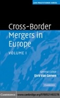 Abbildung von: Cross-Border Mergers in Europe: Volume 1 - Cambridge University Press