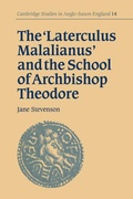 Cover: The 'Laterculus Malalianus' and the School of Archbishop Theodore - Cambridge University Press