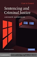 Bild: Sentencing and Criminal Justice - Cambridge University Press