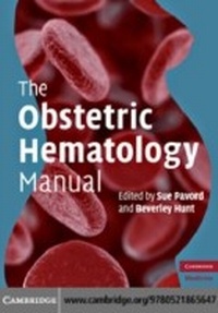 Abbildung von: The Obstetric Hematology Manual - Cambridge University Press