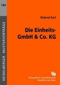 Abbildung von: Einheits-GmbH & Co. KG - Fachmedien Recht und Wirtschaft