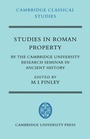 Cover: Studies in Roman Property - Cambridge University Press
