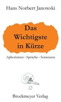 Bild: Das Wichtigste in K&uuml;rze. - Universit&auml;tsverlag Brockmeyer