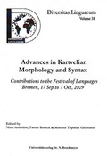 Cover: Advances in Kartvelian Morphology and Syntax - Universit&auml;tsverlag Brockmeyer