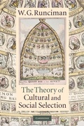 Cover: The Theory of Cultural and Social Selection - Cambridge University Press