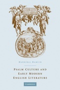Cover: Psalm Culture and Early Modern English Literature - Cambridge University Press