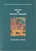Cover: Literatur der Weimarer Republik. - Universit&auml;t Innsbruck Inst. f. Germanistik