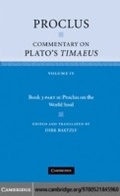 Cover: Proclus: Commentary on Plato's Timaeus, Part 2, Proclus on the World Soul - Cambridge University Press