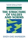 Cover: The Structure of Values and Norms - Cambridge University Press