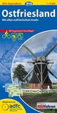 Bild: ADFC-Regionalkarte Ostfriesland mit Tagestouren-Vorschl&auml;gen, 1:75.000, rei&szlig;- und wetterfest, GPS-Tracks Download - BVA BikeMedia