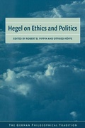 Cover: Hegel on Ethics and Politics - Cambridge University Press