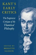 Cover: Kant's Early Critics - Cambridge University Press