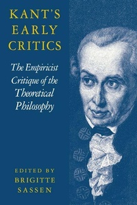 Enlarge image Cover: Kant's Early Critics - Cambridge University Press