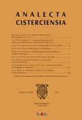 Cover: Analecta Cisterciensia 63 (2013) - Medien-GmbH Heiligenkreuz