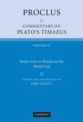 Cover: Proclus: Commentary on Plato's Timaeus, Part 2, Proclus on the World Soul - Cambridge University Press