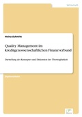 Cover: Quality Management im kreditgenossenschaftlichen Finanzverbund - diplom.de