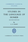 Cover: Studies in The Language of Homer - Cambridge University Press