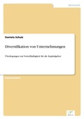Cover: Diversifikation von Unternehmungen - diplom.de