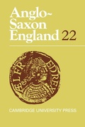 Cover: Anglo-Saxon England - Cambridge University Press