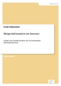 Cover: Buergerinformation im Internet - diplom.de