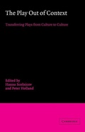 Cover: The Play out of Context - Cambridge University Press
