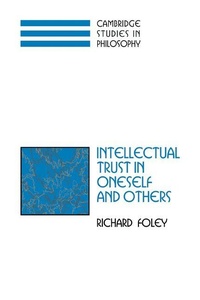 Enlarge image Cover: Intellectual Trust in Oneself and Others - Cambridge University Press