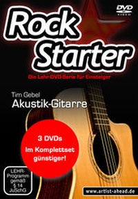 Abbildung von: Rockstarter Vol. 1-3 - Akustikgitarre (3 DVDs) - artist ahead