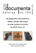 Cover: Die jungterti&auml;re Otzenrath-Flora (Bl&auml;tter, Fr&uuml;chte und Samen) aus dem Tagebau Garzweiler der RWE Power AG - documenta naturae