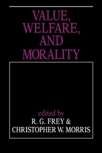 Enlarge image Cover: Value, Welfare, and Morality - Cambridge University Press