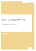 Cover: Sportsponsoring durch WeberHaus - diplom.de