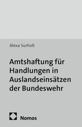 Bild: Amtshaftung für Handlungen in Auslandseinsätzen der Bundeswehr - Nomos