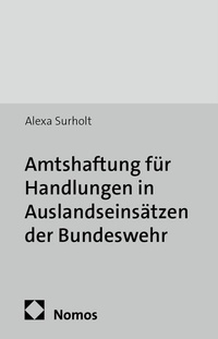 Bild: Amtshaftung für Handlungen in Auslandseinsätzen der Bundeswehr - Nomos