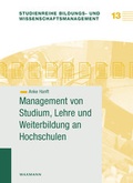 Cover: Management von Studium, Lehre und Weiterbildung an Hochschulen - Waxmann
