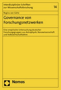 Abbildung von: Governance von Forschungsnetzwerken - Nomos
