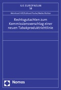Cover: Rechtsgutachten zum Kommissionsvorschlag einer neuen Tabakproduktrichtlinie - Nomos