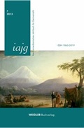 Cover: Ibero-amerikanisches Jahrbuch f&uuml;r Germanistik 2013 - Weidler bei Frank & Timme
