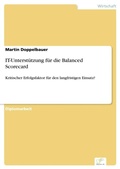 Cover: IT-Unterstuetzung fuer die Balanced Scorecard - diplom.de