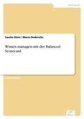 Cover: Wissen managen mit der Balanced Scorecard - diplom.de