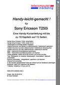 Cover: Sony Ericsson T250i leicht-gemacht - telecomputer marketing