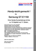 Cover: Samsung GT-E1150 leicht-gemacht - telecomputer marketing