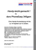 Cover: doro PhoneEasy 345gsm leicht-gemacht - telecomputer marketing
