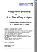 Cover: doro PhoneEasy 410gsm leicht-gemacht - telecomputer marketing