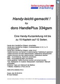 Cover: doro HandlePlus 334gsm leicht-gemacht - telecomputer marketing